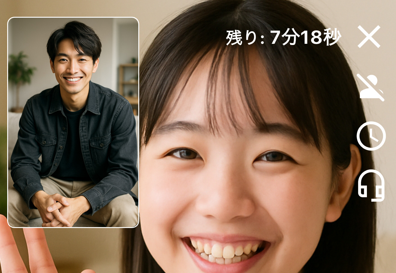 強制退出ボタン